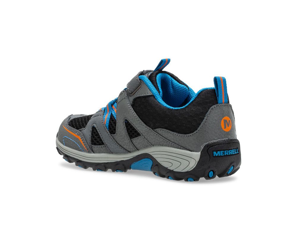 Merrell Hiking Shoes Grey/Black - Trail Chaser - Kids 80YACZDJN